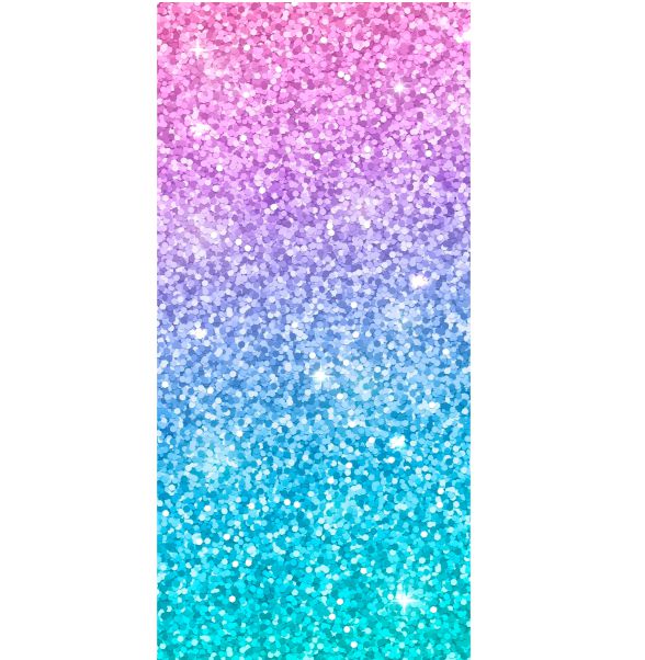 Painel 2 x 1 m retangular Gliter colors